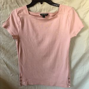 Ralph Lauren boat neck tee.
